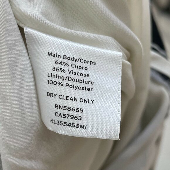 Chelsea 28 Striped Wide Leg Pants Size 4 High Waist Pleated Front Loose Fit - Picture 9 of 9